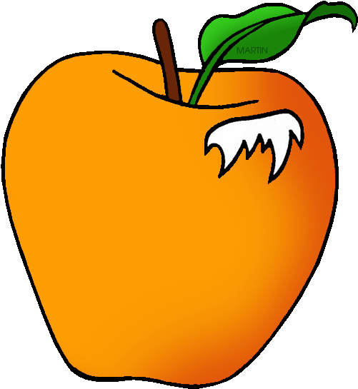 Free United States Clip Art By Phillip Martin, West - West Virginia State Fruit (571x648)