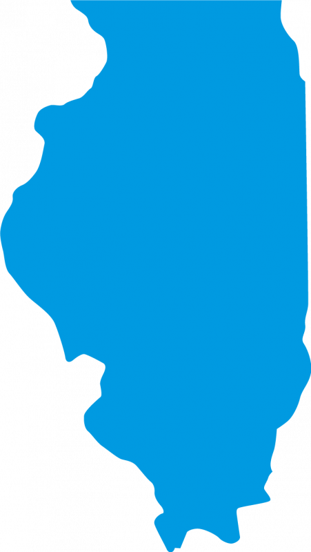 Outline - Illinois State Transparent Background (451x800)