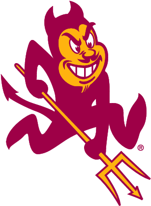 Kokopelli Player Southwest Southwestern State Sun Trickster - Arizona State University Mascot (321x437)