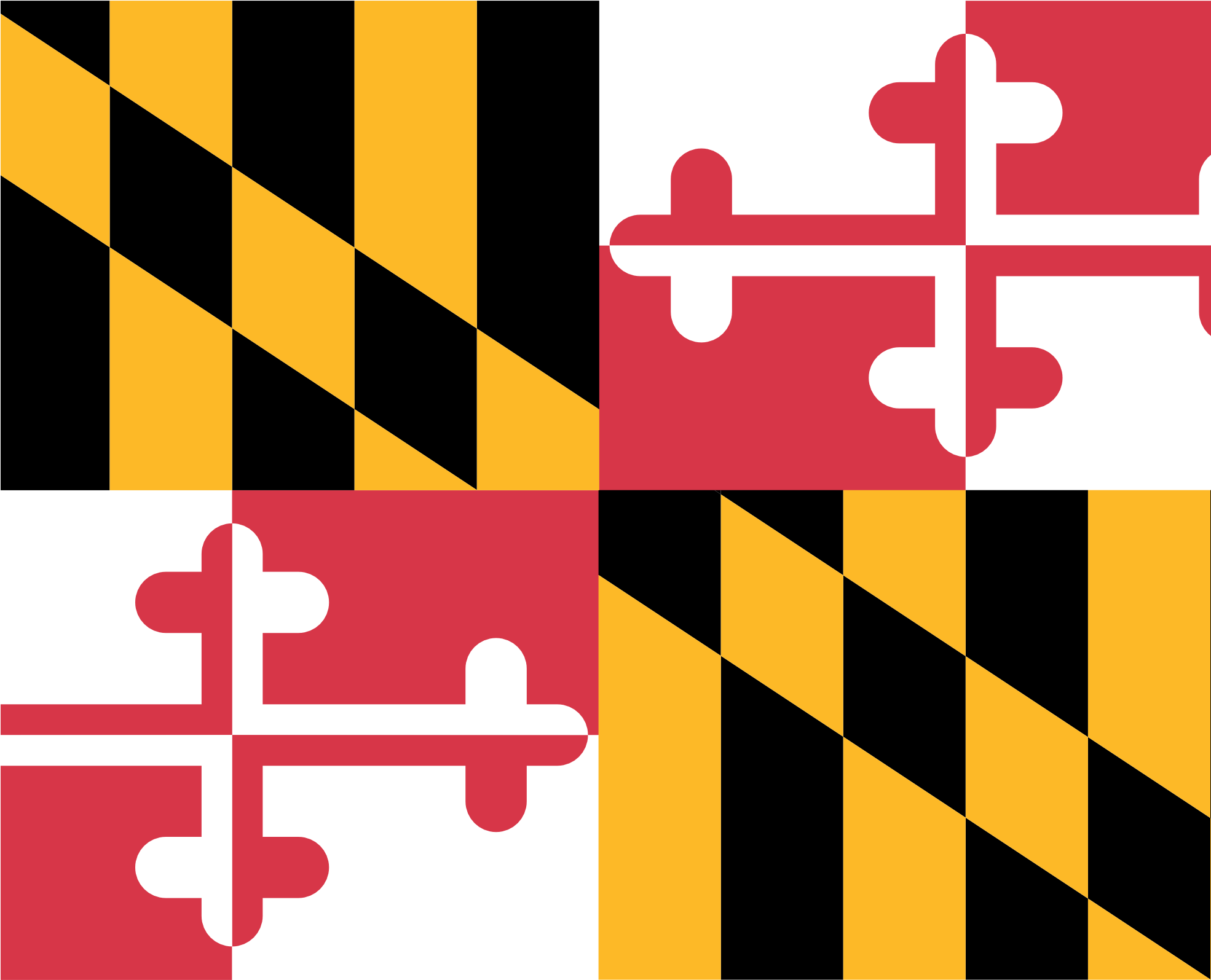 Use Our Free Sports Clip Art - State Flag Of Maryland (1969x2548)