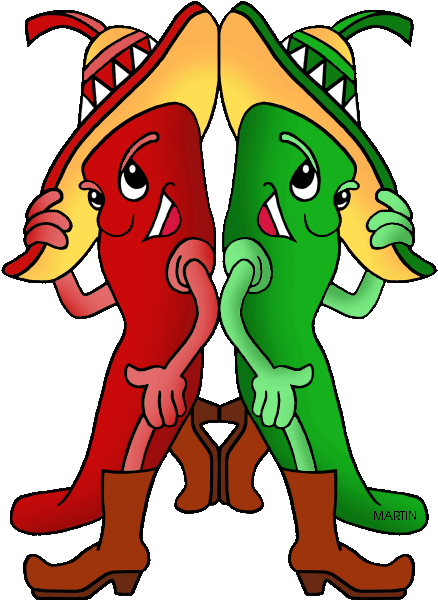 New Mexico State Question Red Or Green - Chili Peppers Clip Art (468x636)