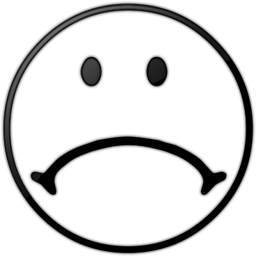 Sad Face Clip Art Black And White - Sad Face Clip Art (640x480)