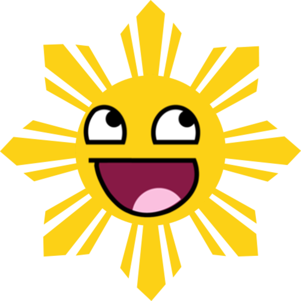 Awesome Face / Epic Smiley - Golden State Warriors Filipino Heritage Logo (600x600)