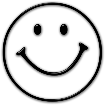 Happy Face Clip Art Black And White - Noblest Art Is That Of Making Others Happy (420x420)