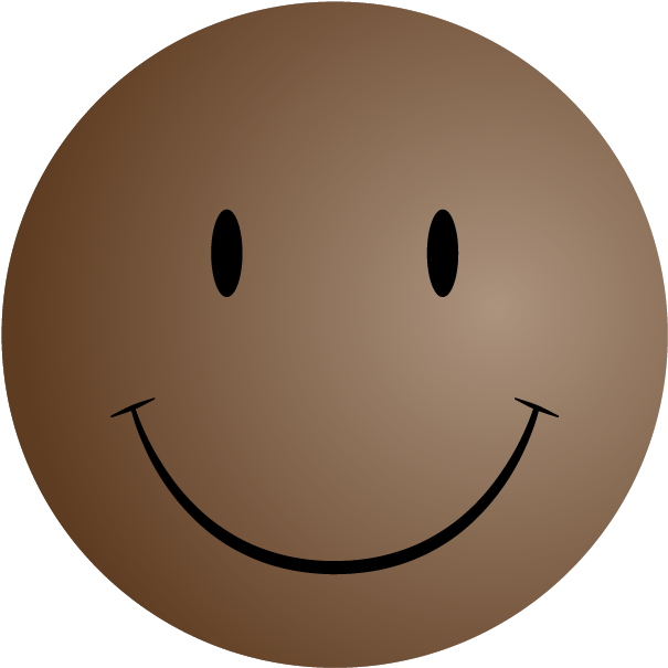 Smiley Face Symbols - Brown Smiley Face Emoji (766x766)