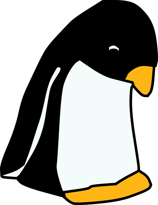 Penguin Clipart - Sad Penguin Clipart (553x720)