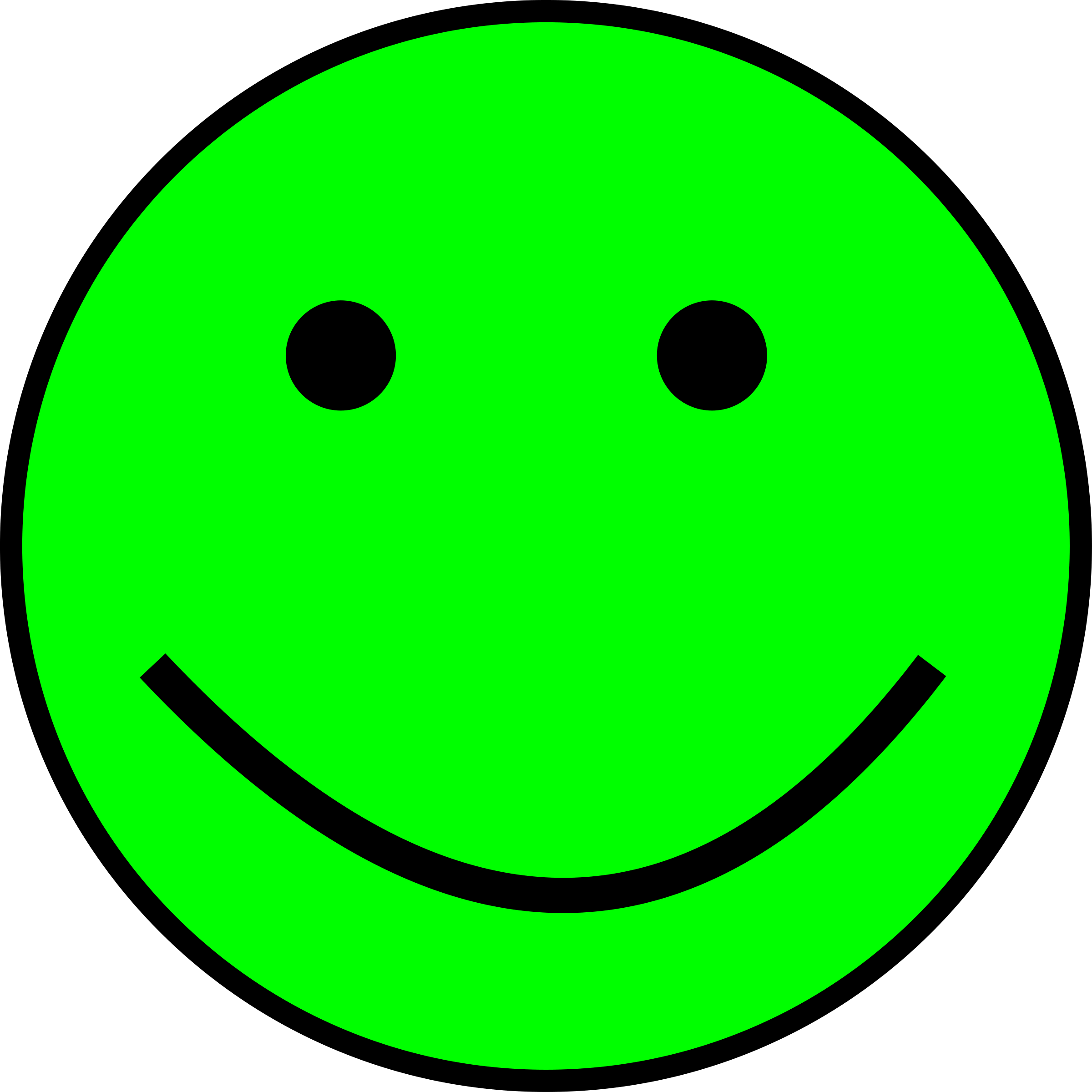 Happy Smiling Face Clip Art - Happy Face Sad Face Clip Art (800x800)