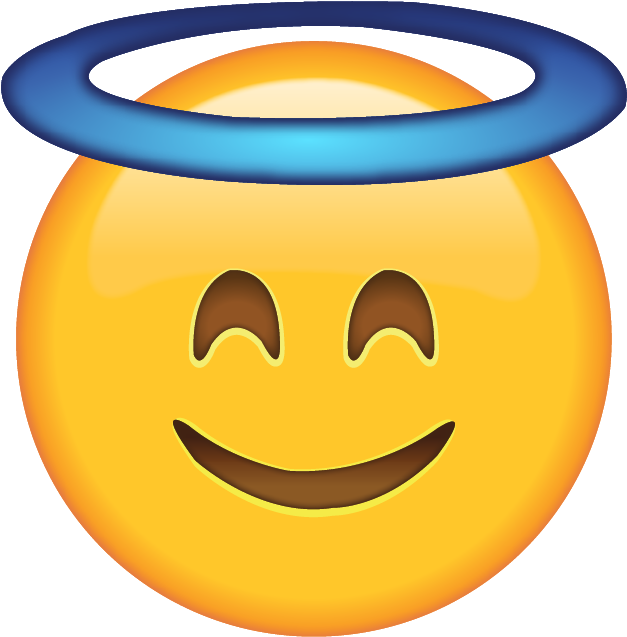 Smiling Face With Halo - Smiling Face With Halo (640x640)