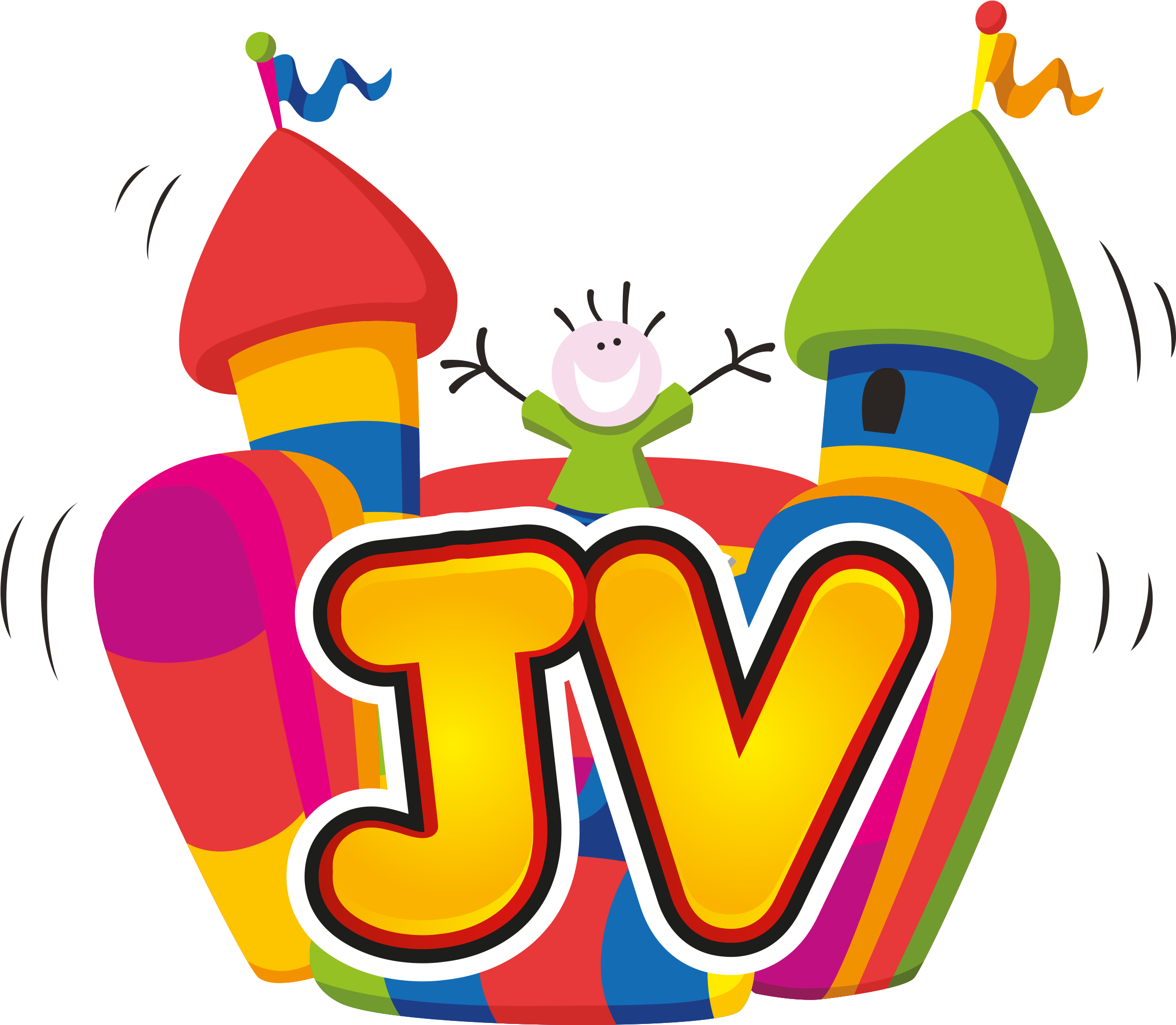 Bouncy Castle Clipart - Bouncy Castle Cartoon Png (2362x2362)