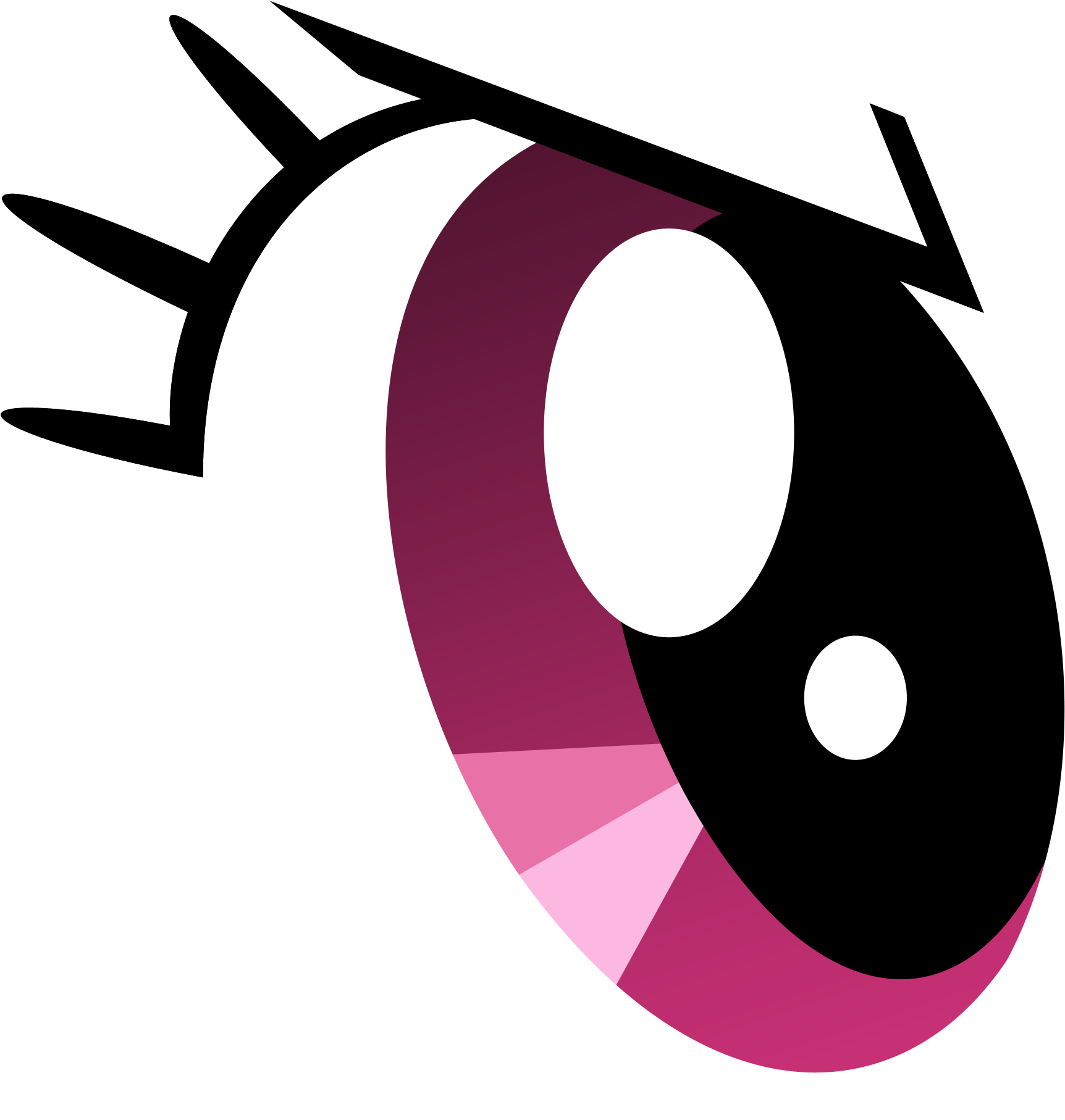 Rock Clipart Eye - Mlp Rainbow Dash Eyes (2000x2000)