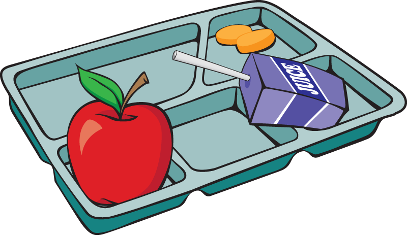 Lunch Tray Get Food Tray Clipart The Cliparts - School Lunch Tray Clipart (800x465)
