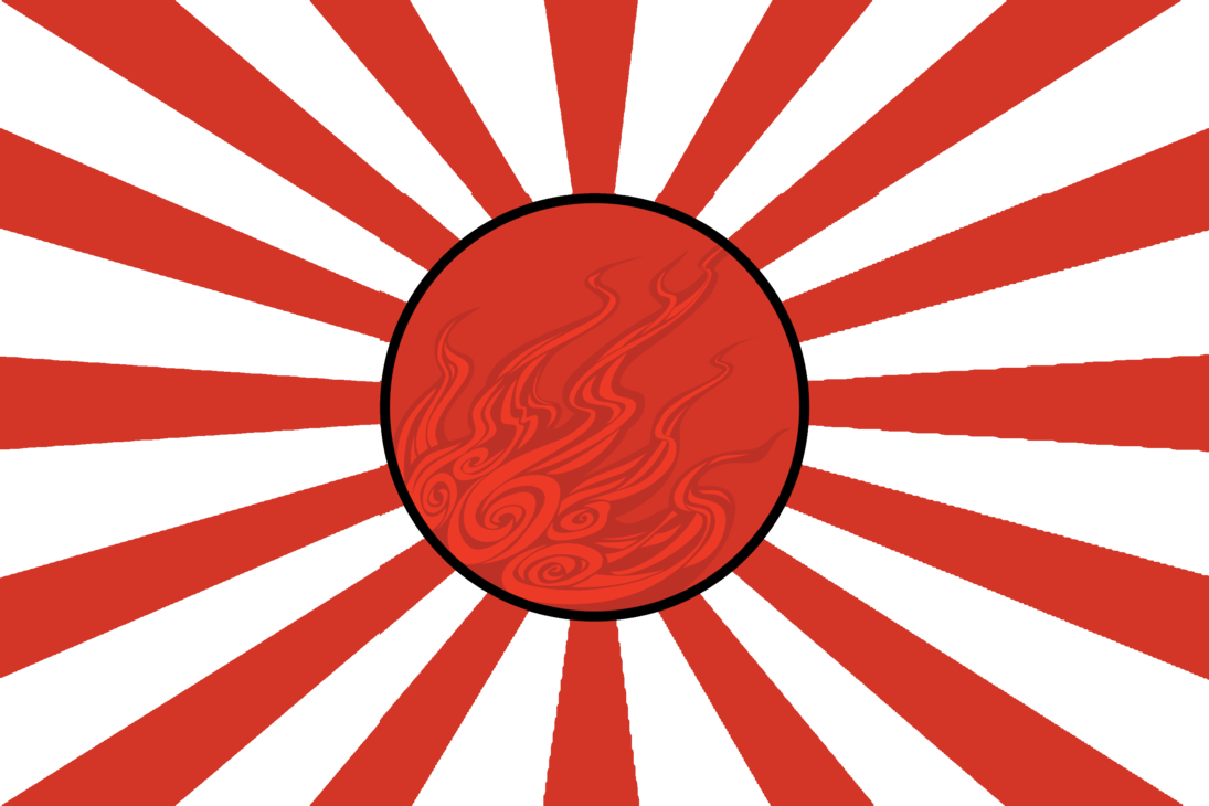 Okami Rising Sun By Bushido Wolf 97 - Empire Of The Rising Sun Symbol (1095x730)