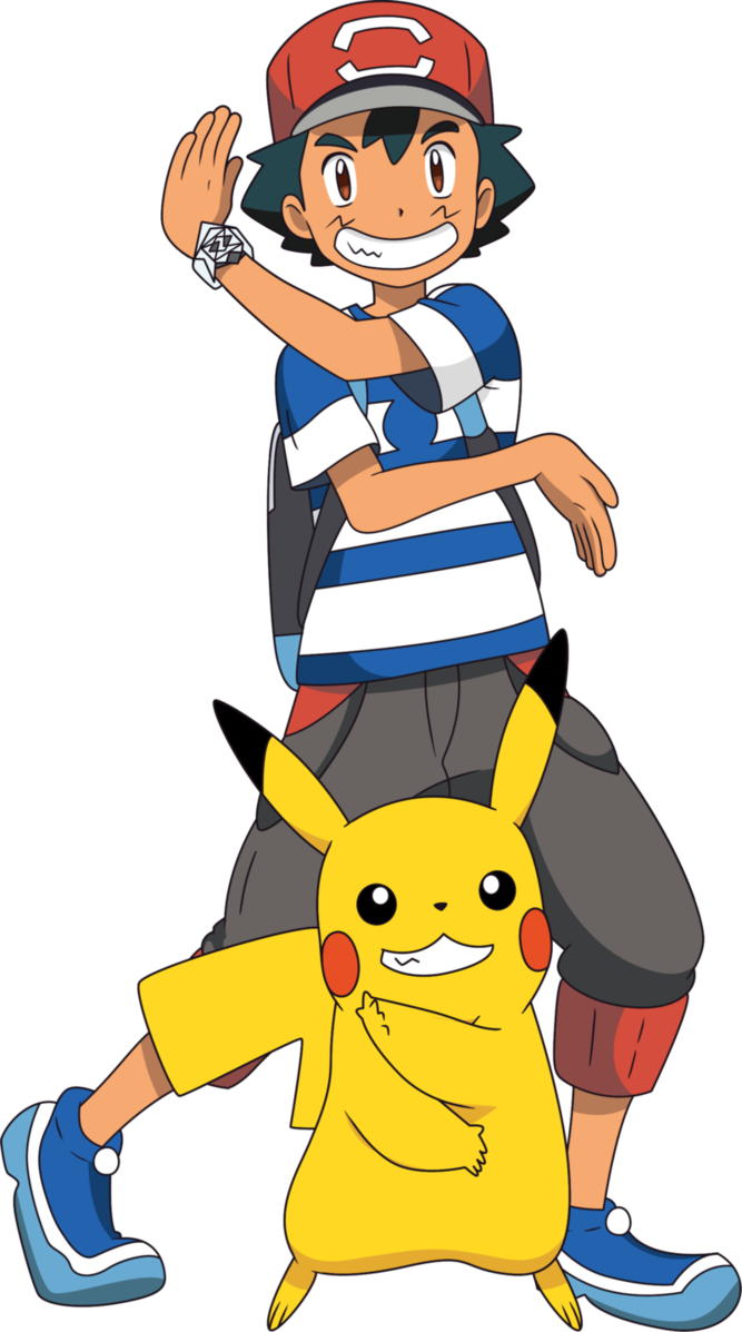Pokemon Sun And Moon - Ash Ketchum Sun And Moon (667x1197)
