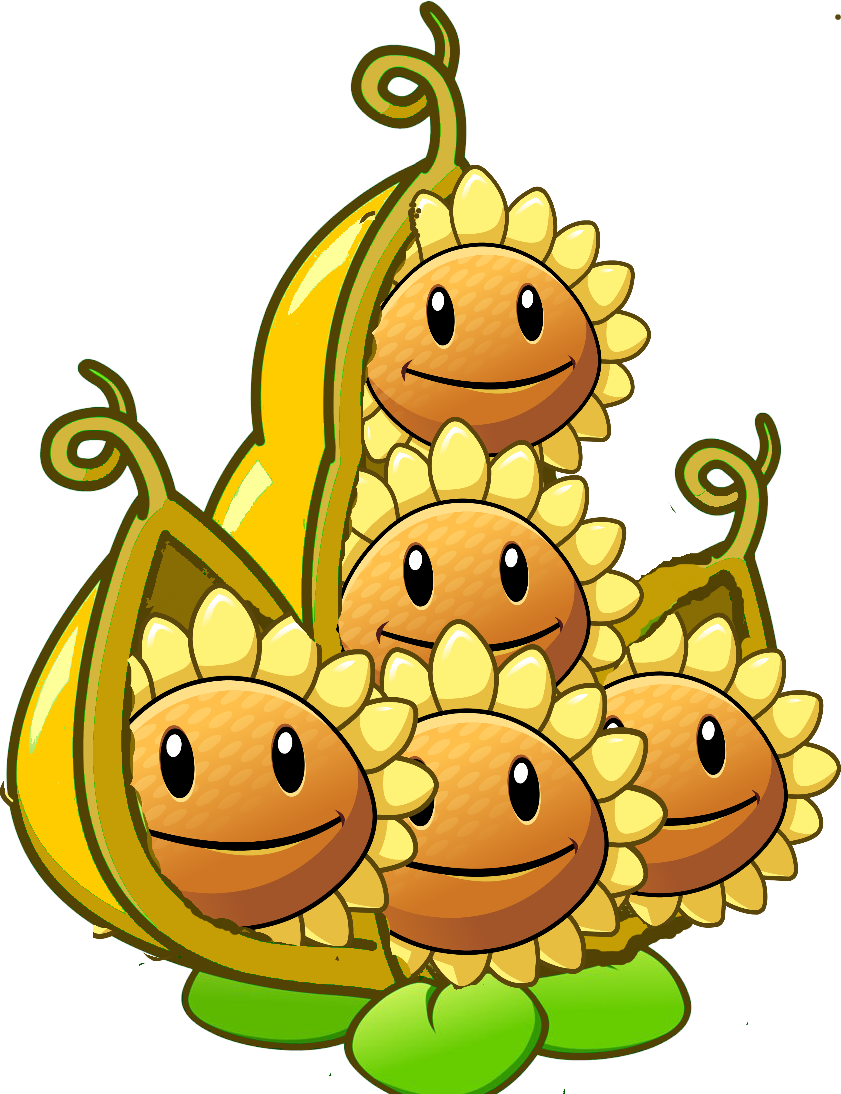 Sun Pod - Sunflower Pod Plants Vs Zombies (841x1094)