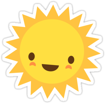Awesome Sun Cartoon Cute Cartoon Sun Clipart Best - Cartoon Sun Cute (375x360)