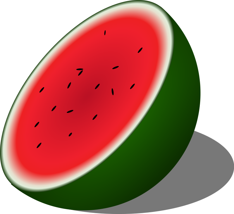 Free To Use & Public Domain Watermelon Clip Art - Watermelon Clip Art (800x732)