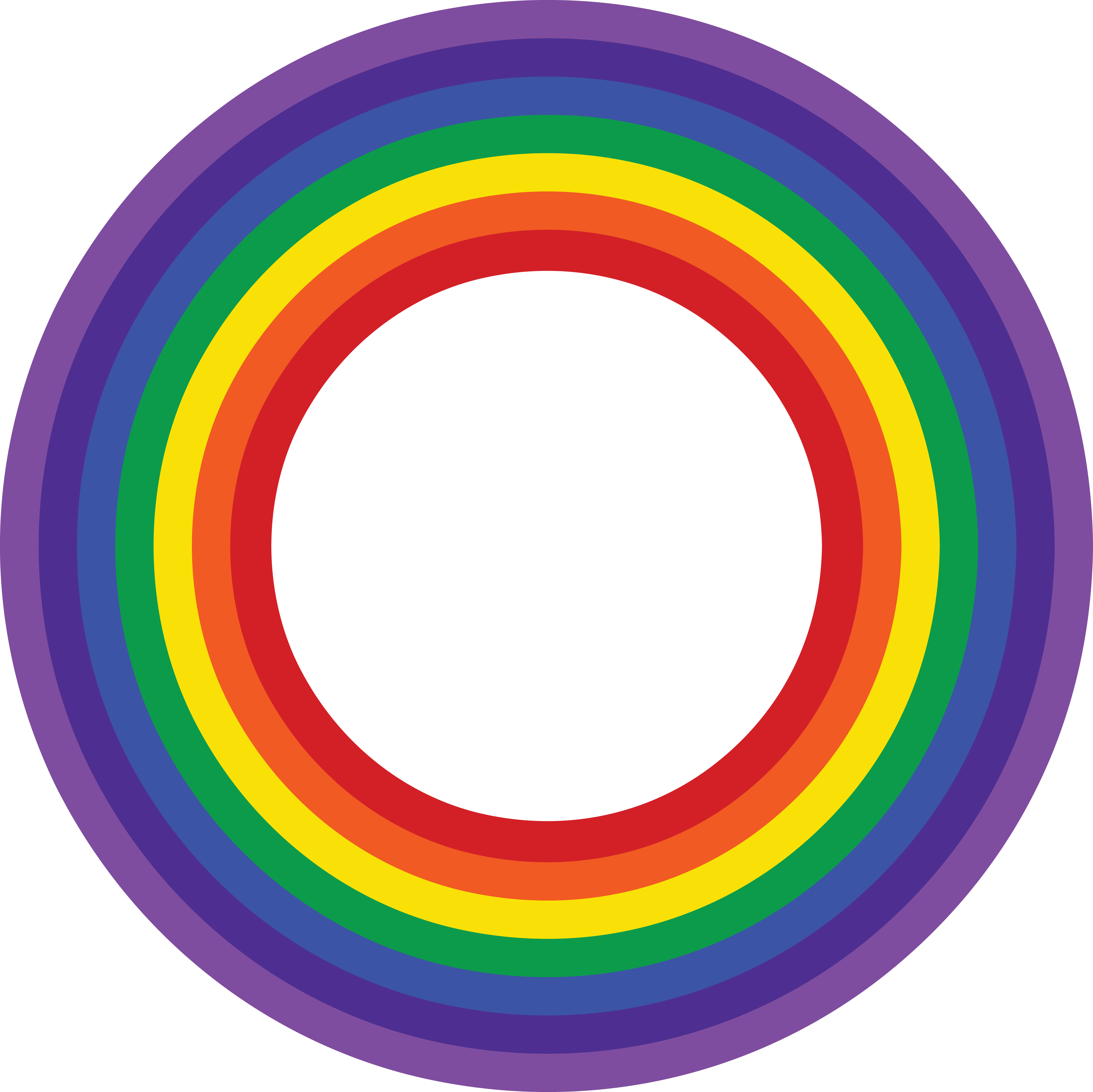 Free Clipart Of A Rainbow Border - Maks (4000x3998)
