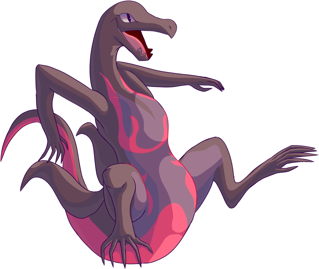 Pokémon Sun And Moon Red Pink Cartoon Purple Fictional - Pokémon (1280x1083)