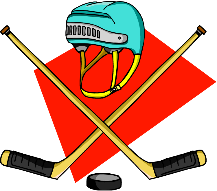 Hockey Fundraising Art Ideas - Hockey Player Wall Clock (750x660)