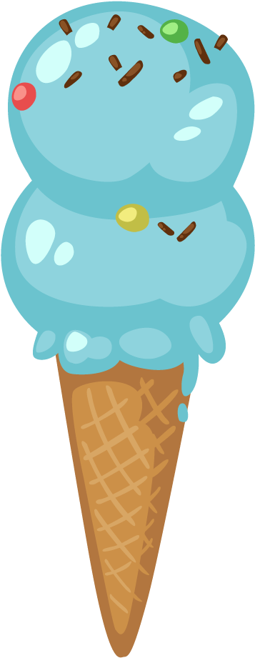 Free Bubblegum Flavor Ice Cream Clip Art - Ice Cream Clipart Transparent (550x980)
