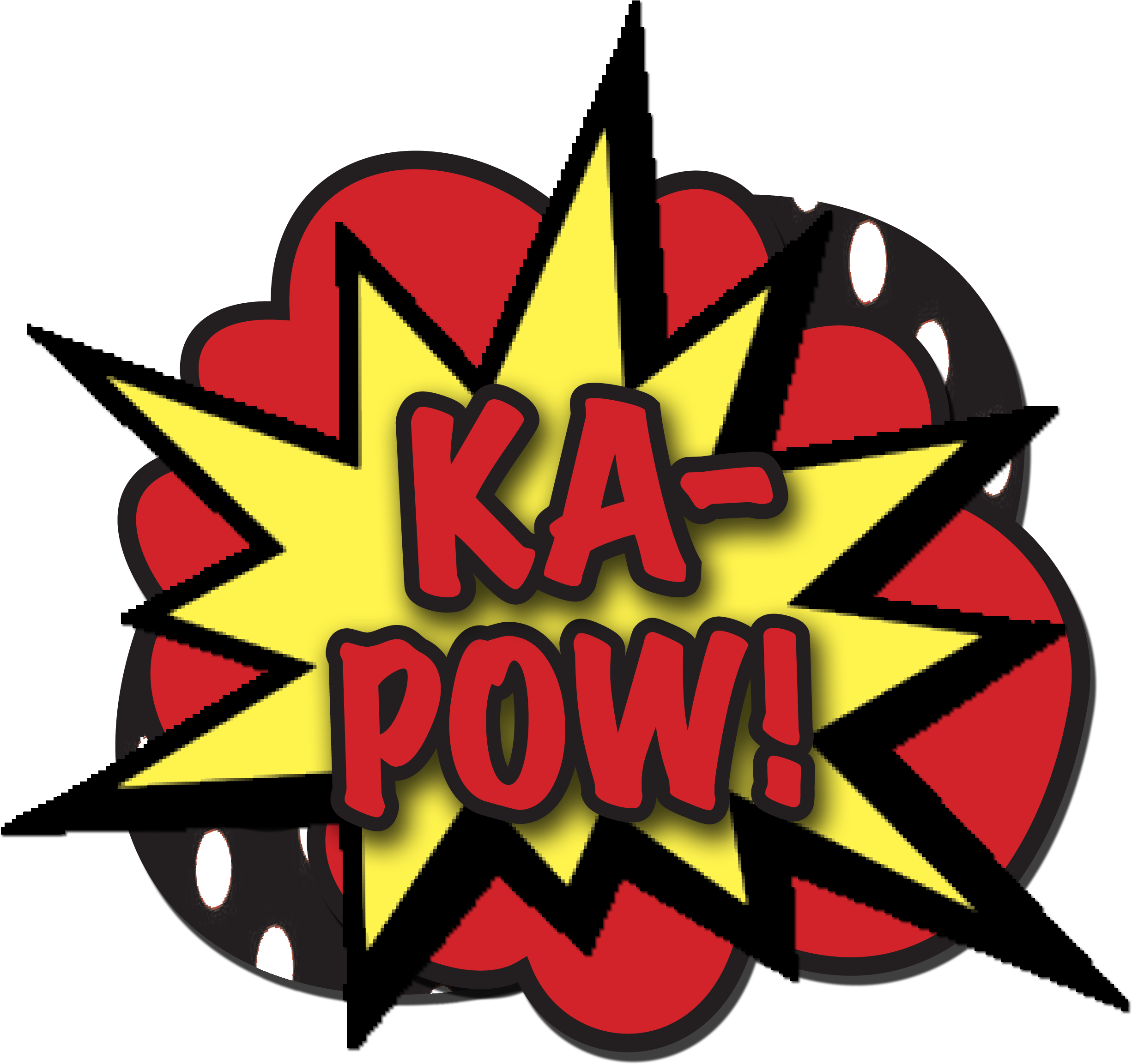 Boom Clipart The Word - Pow Bam Transparent Background (2460x2400)