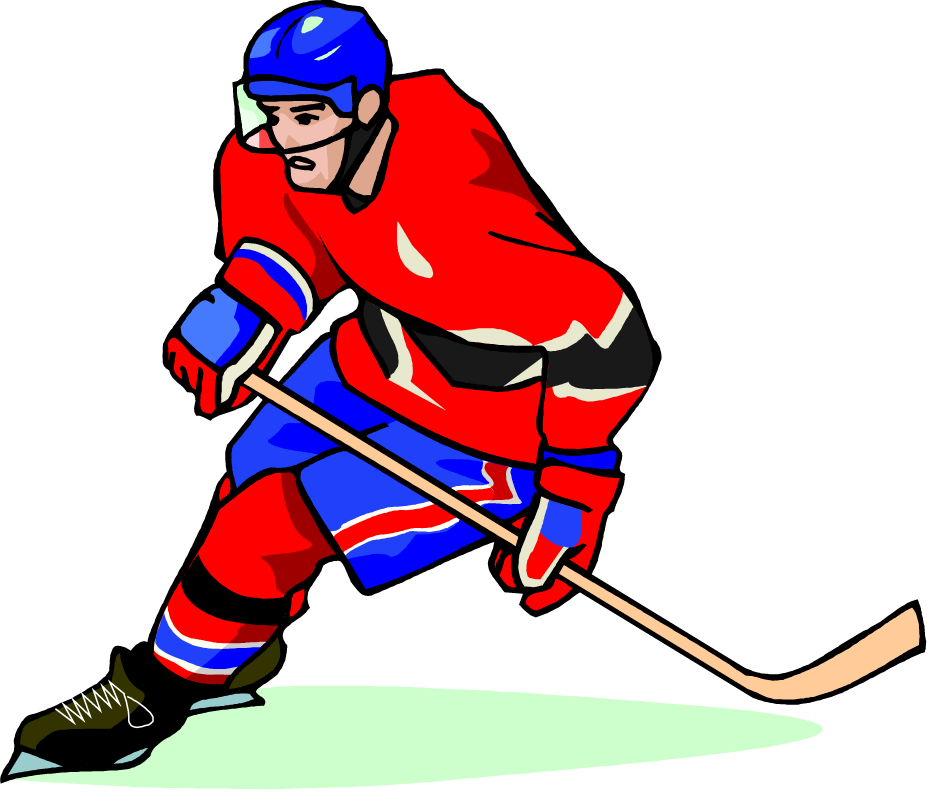 Free Hockey Player Vector Art Clip Art Image From Free - Hockey Free Clip Art (927x792)