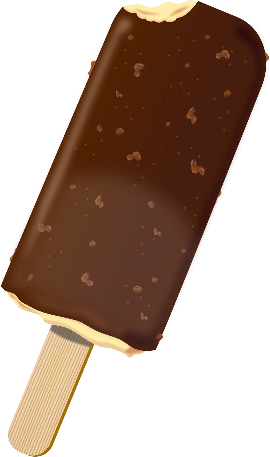 Choclate Popsicle Clipart By Gnokii - Paletas De Hielo Con Chocolate (999x1678)