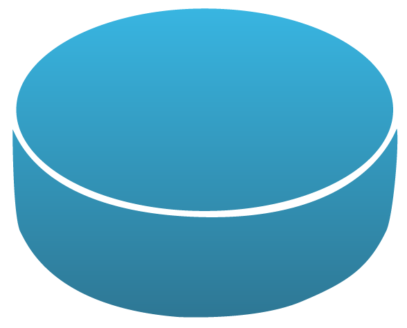 Blue Hockey Puck Clipart (587x543)
