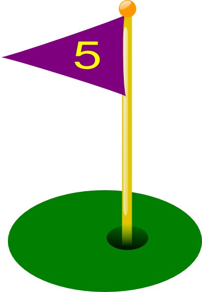 Mini Golf Clipart Free Download Clip Art On 2 Wikiclipart - Golf Flag Clip Art (408x591)