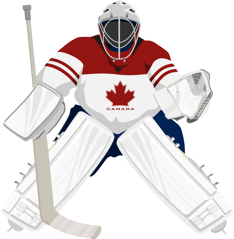 National Hockey League Goaltender Ice Hockey Clip Art - National Hockey League Goaltender Ice Hockey Clip Art (1000x1000)