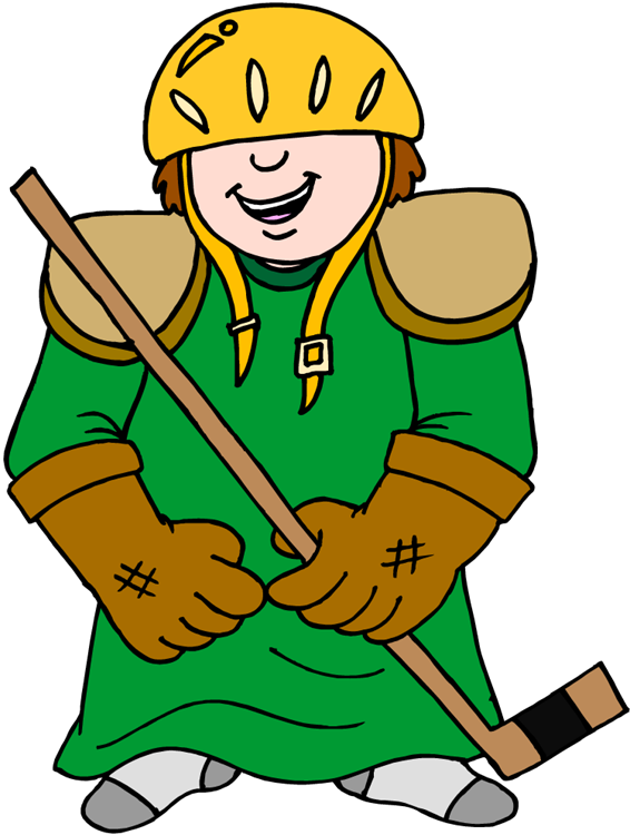 I Have A Game At College Point Roller Hockey - Clip Art (566x750)