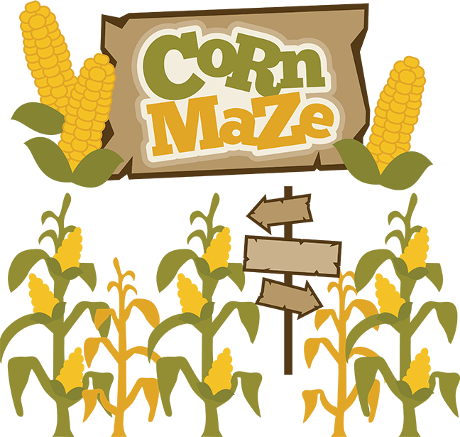 Corn Freern Clipart The Cliparts - Corn Maze (648x615)