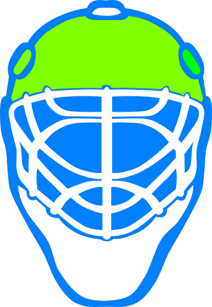 How To Set Use Hockey Mask Svg Vector - Hockey Goalie Mask Clipart (414x599)