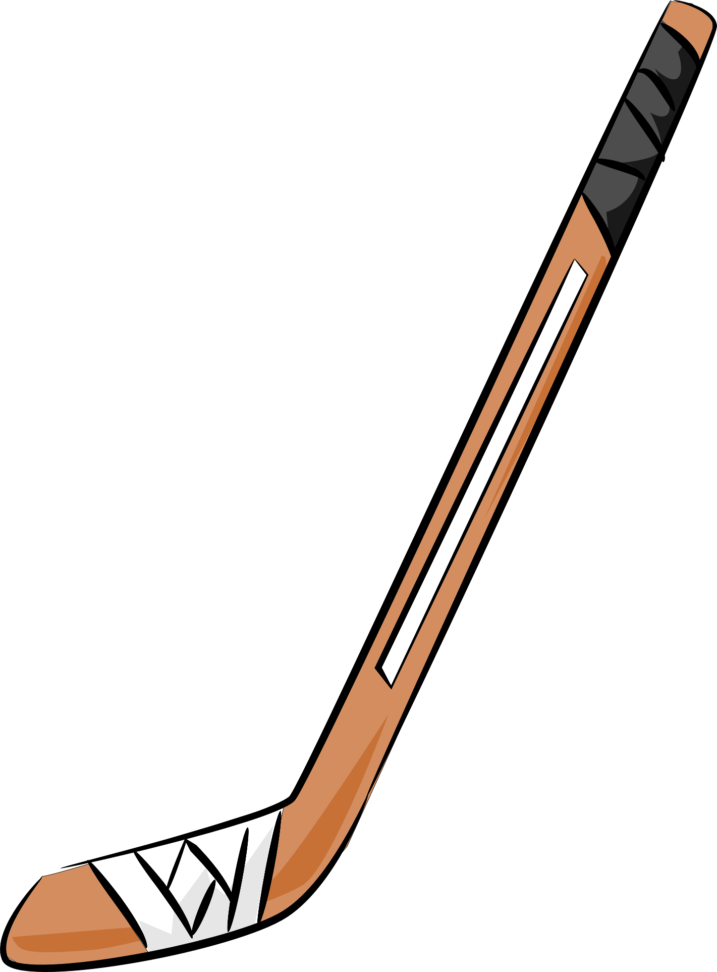 Hockey Stick Clipart Free (1421x1925)