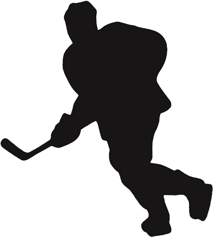 Hockey - Hockey Player Silhouette Clipart (776x776)