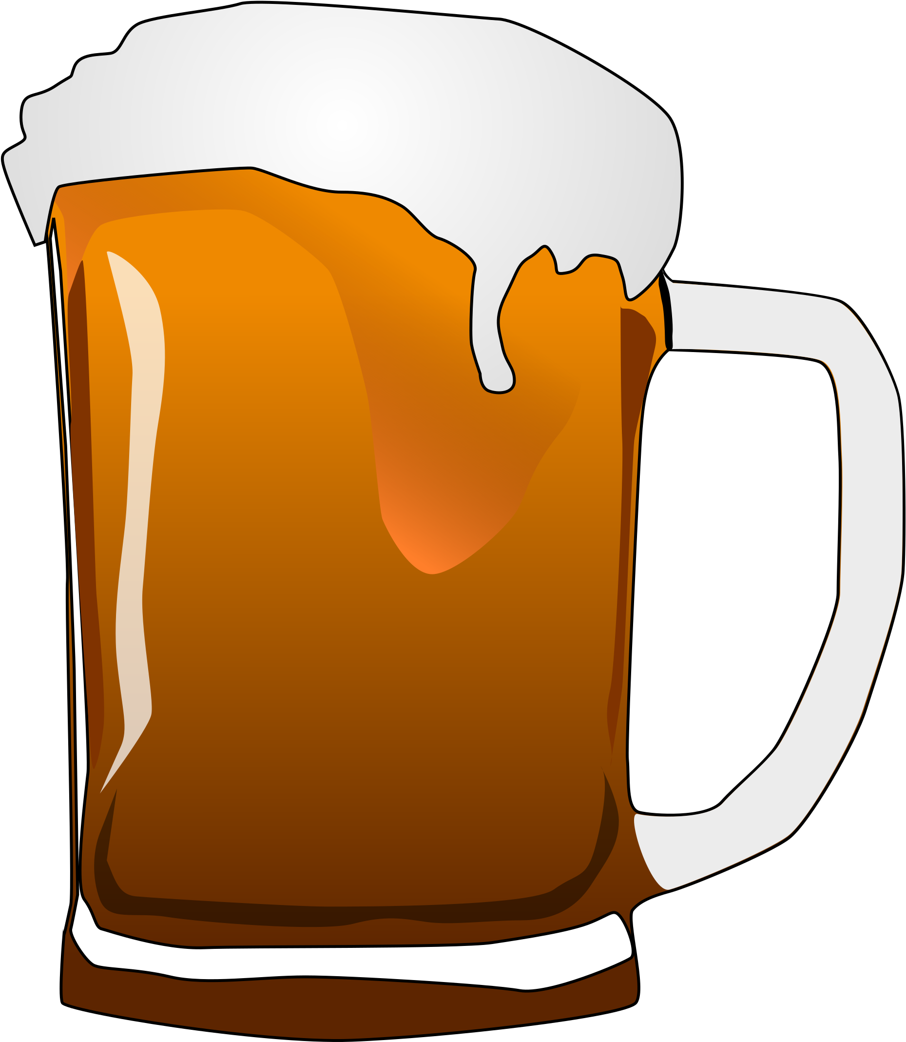 Beer Cartoon Clip Art - Beer Mug Clipart (2048x2400)