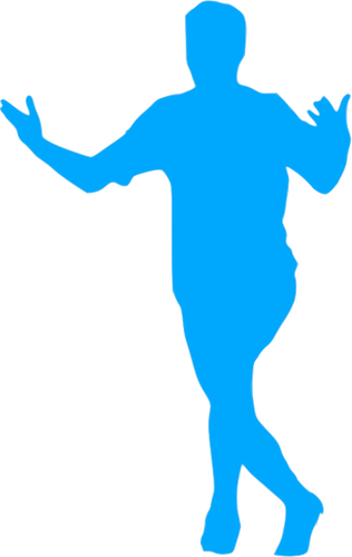 Soccer Player Celebrating A Goal Public Domain Vectors - Silueta Sailor Mercury (316x500)