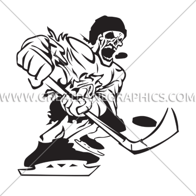 Zombie Hockey Slap Shot - College Ice Hockey (385x385)