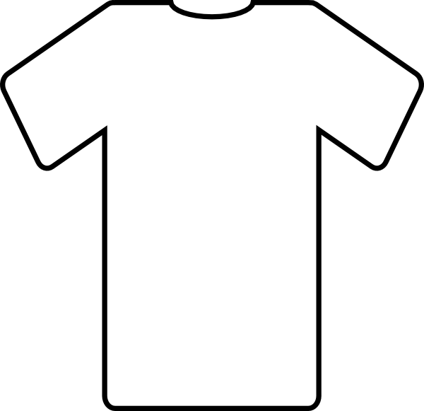 Plain Tee Clip Art At Clker - Plain Clipart (600x581)