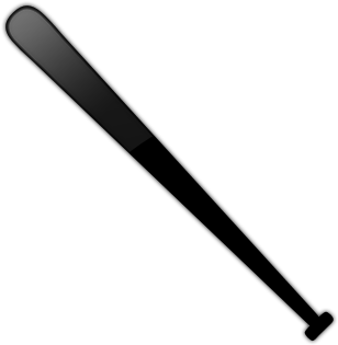 Baseball Bat Clipart Free Clip Art Images Image - Paint Brush Clip Art Black (512x512)