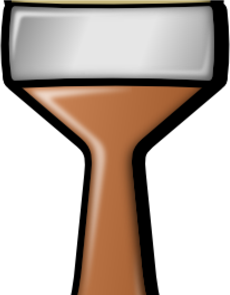 Brush Clipart Brush Clip Art Free Vector 4vector Clipart - Paint Brush Cut Out (1024x1024)