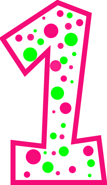 Number - 1 Clipart Png (342x590)