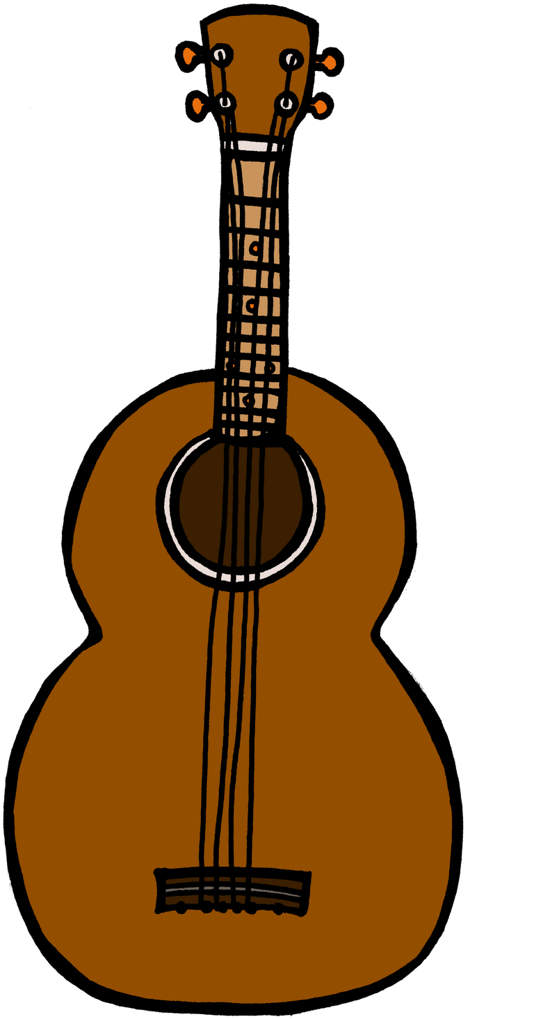 Ukulele Clip Art Clipart - Ukulele Clipart Png (836x1600)