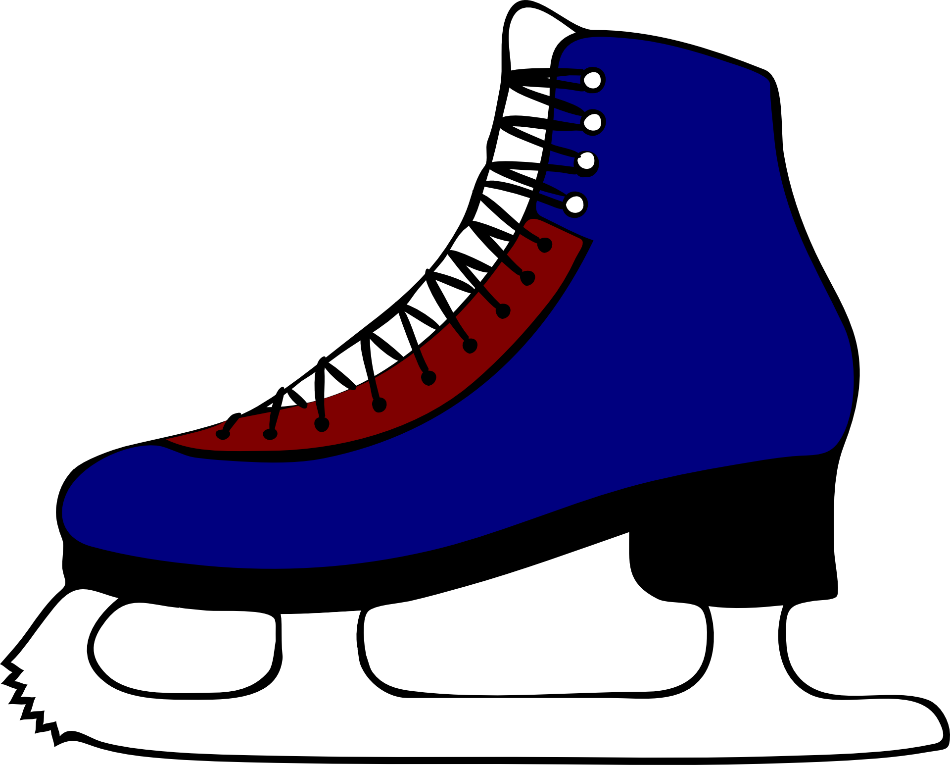 Ice-skates, Ice Skating, Skates - Ice Skate Clipart (1920x1545)