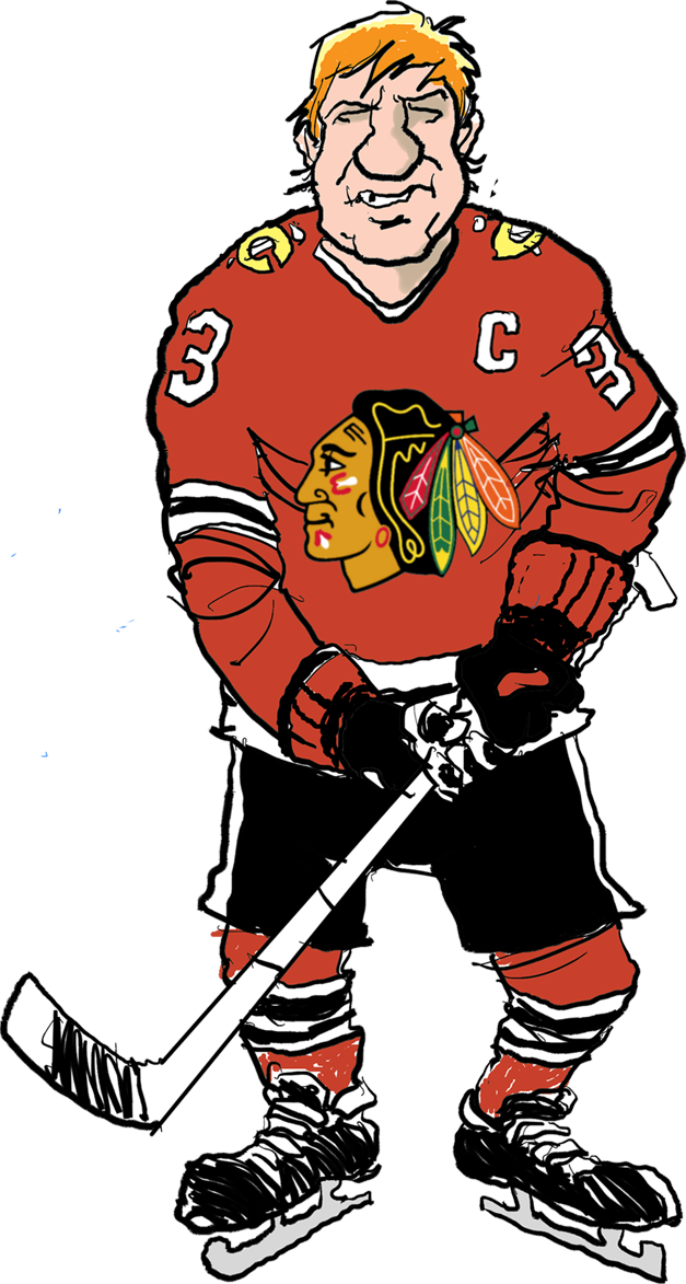 Keith Magnuson - Chicago Blackhawks Pool Table Cloth (choice Of Size) (627x1173)