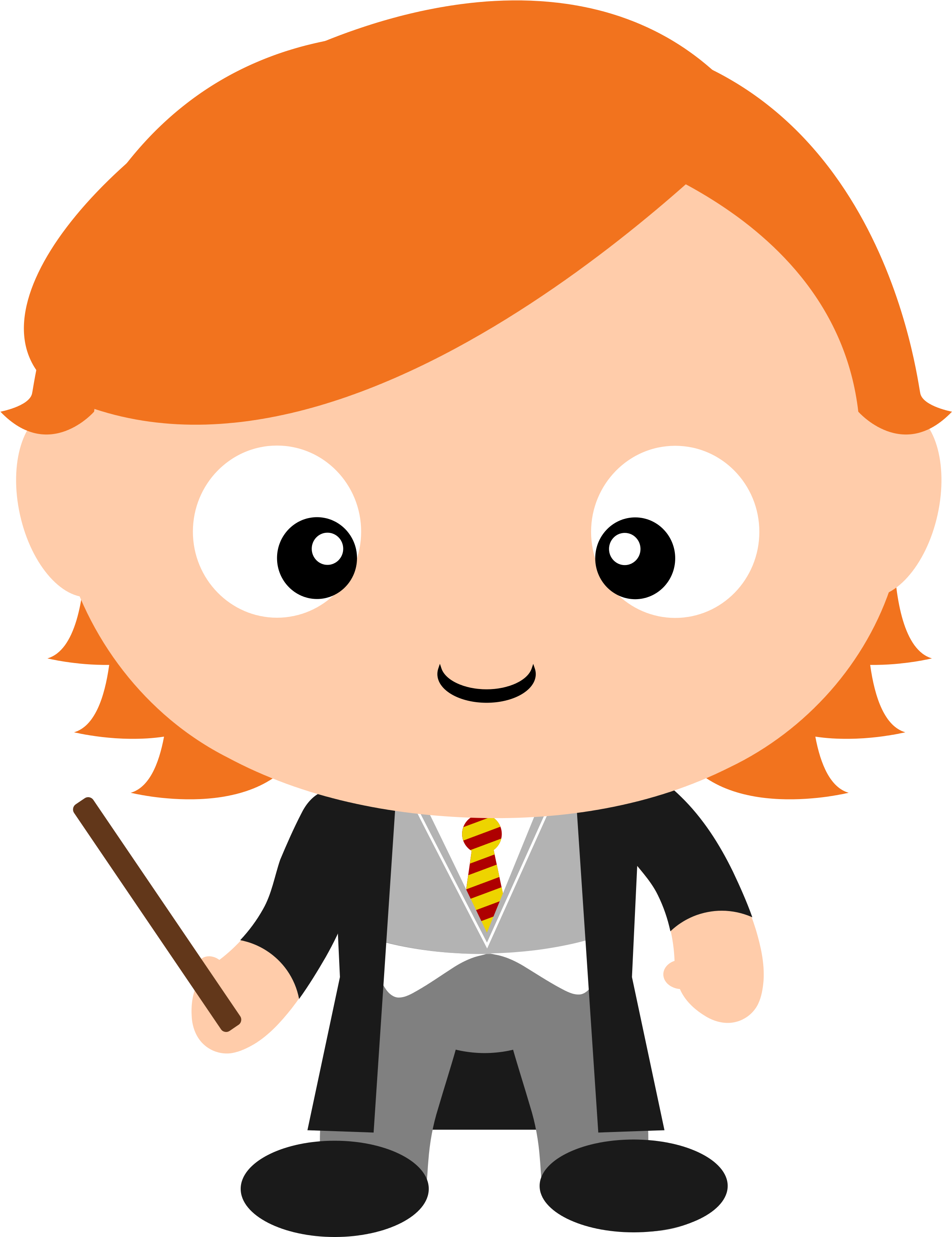 Check Out All The Other Harry Potter Character Clipart - Ron Weasley Clipart Png (2550x3300)