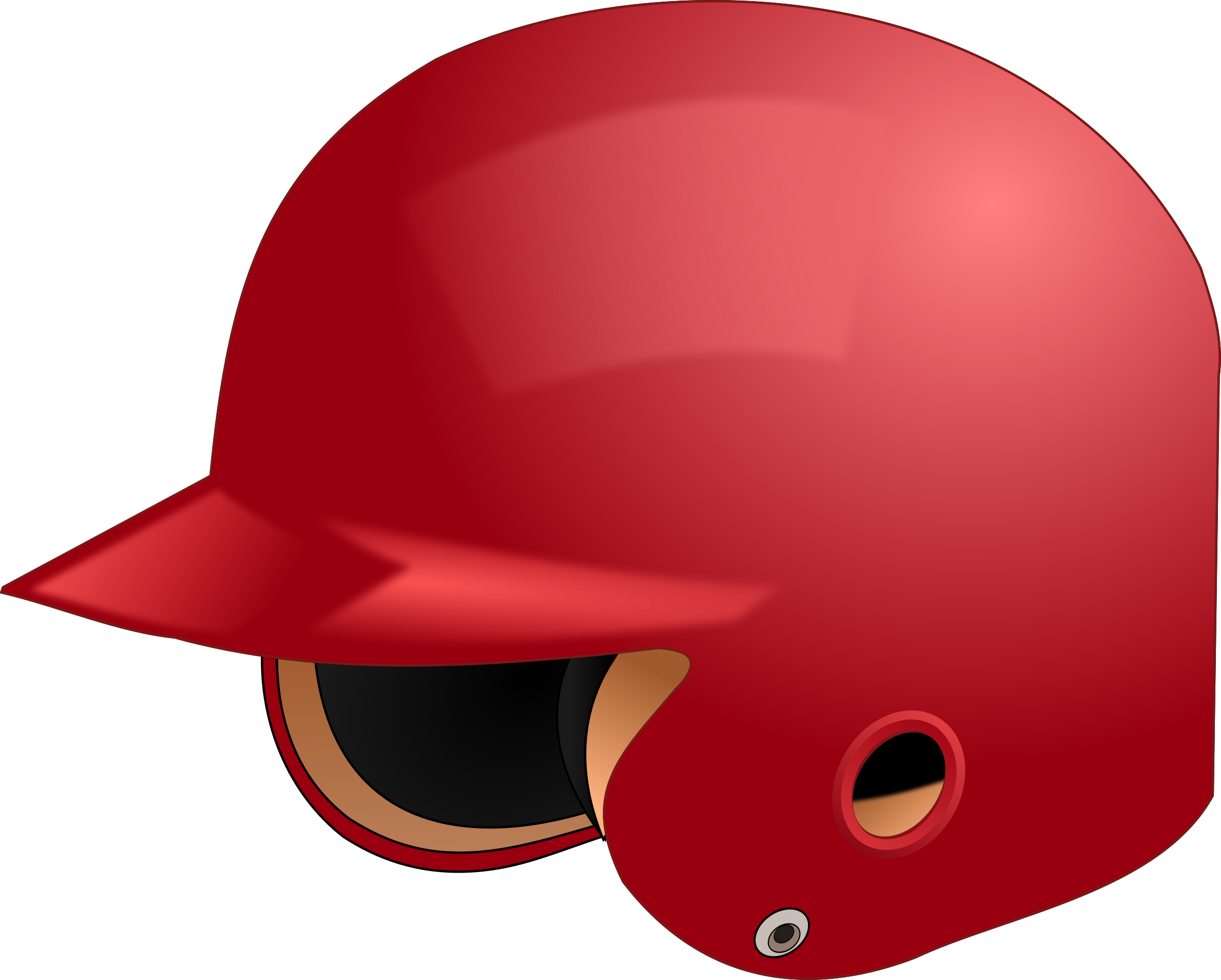 Helmet Clipart Cartoon - Baseball Helmet Clipart (2400x1926)
