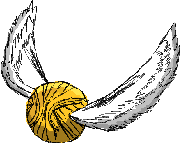 Harry Potter Golden Snitch Clip Art - Harry Potter Snitch Png (800x600)