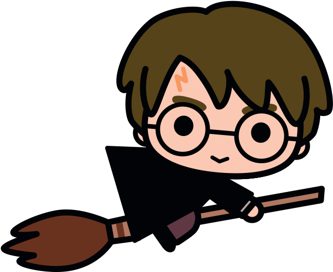 Harry Potter Kawaii Hand Drawn - Harry Potter Cute Drawings (651x537)