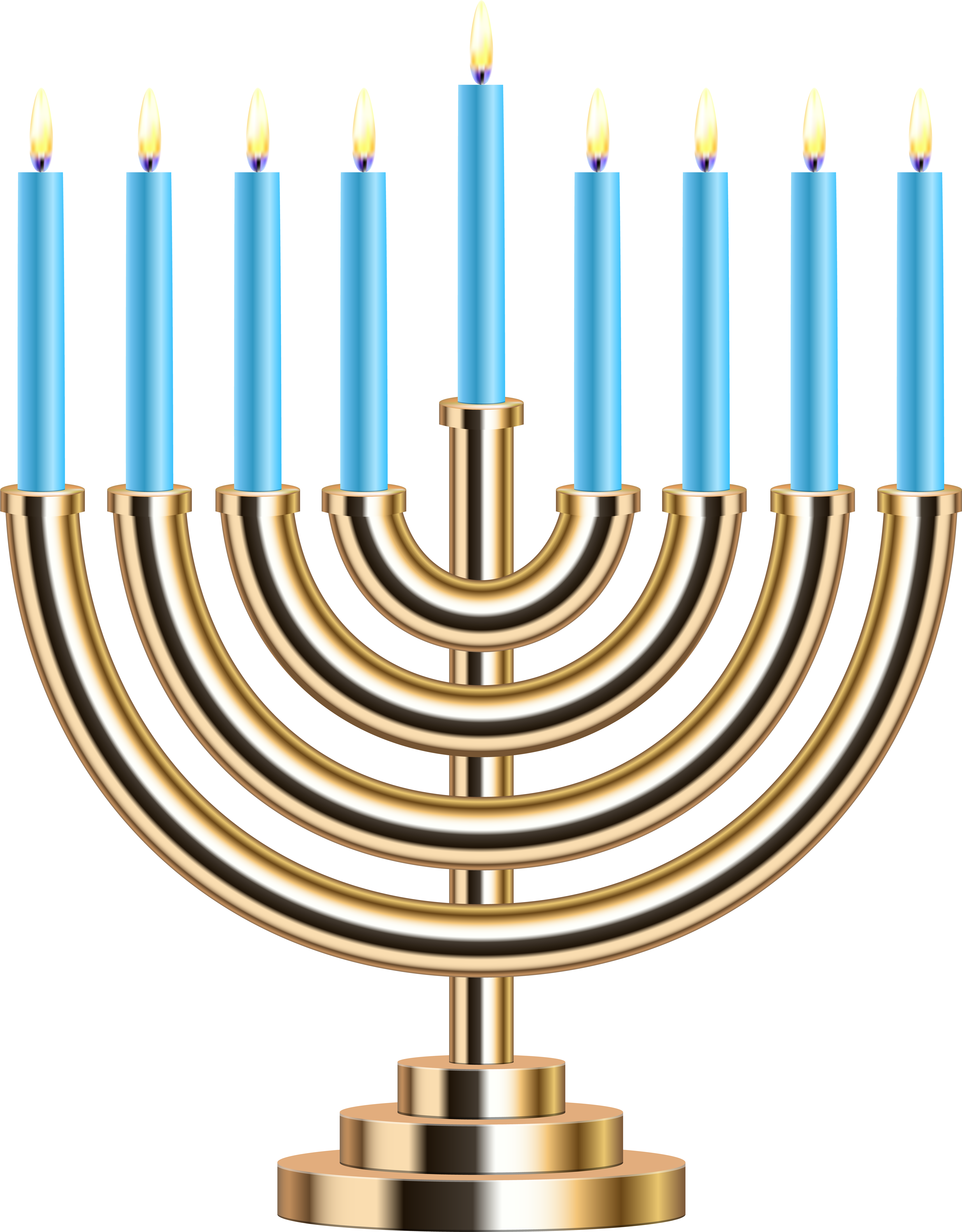 Gold Menorah Png Clip Art - Gold Menorah Png Clip Art (6245x8000)